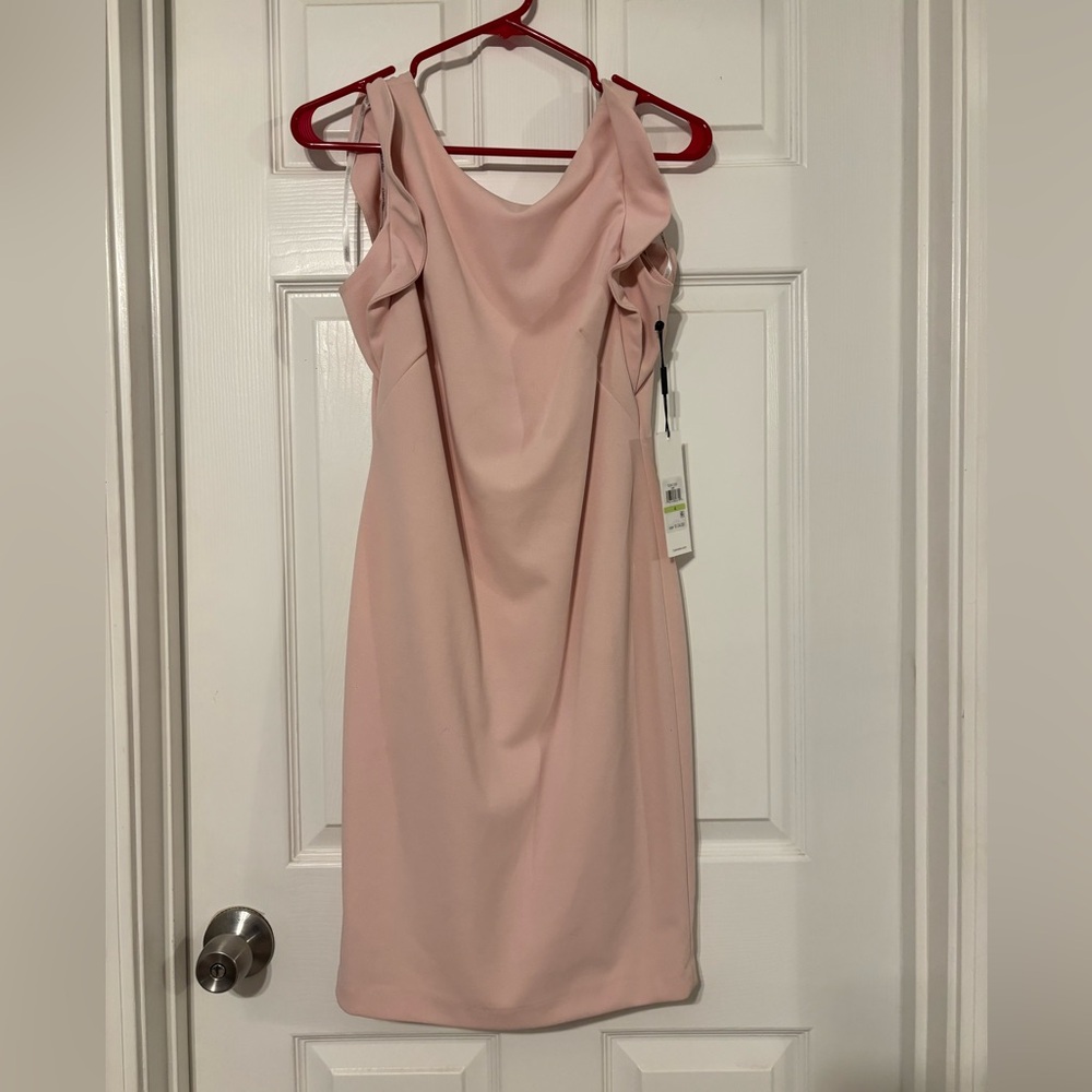 Pink calvin klein dress size 4